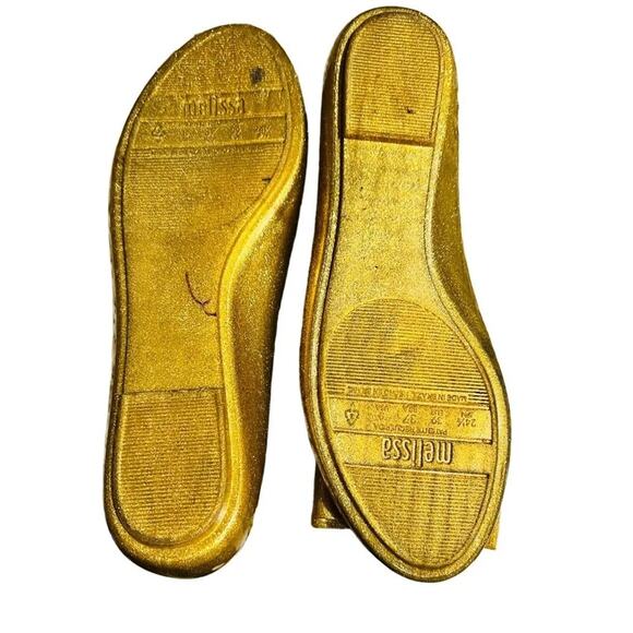 Melissa Space Love + Jason Wu Glitter Gold Size 8 - Picture 6 of 7